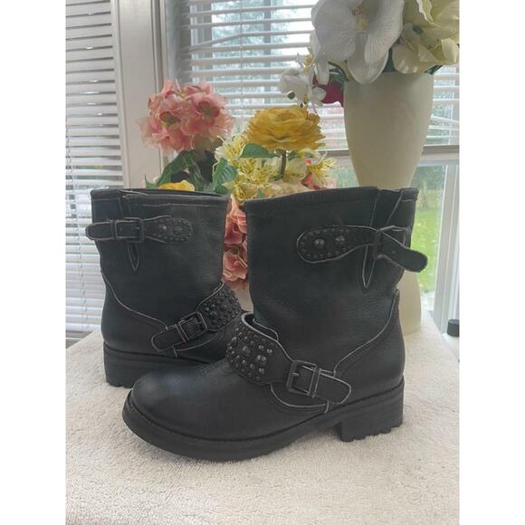 A.S.H Shoes - A.S.H Rebel stud moto combat boots 37 (BOTA500